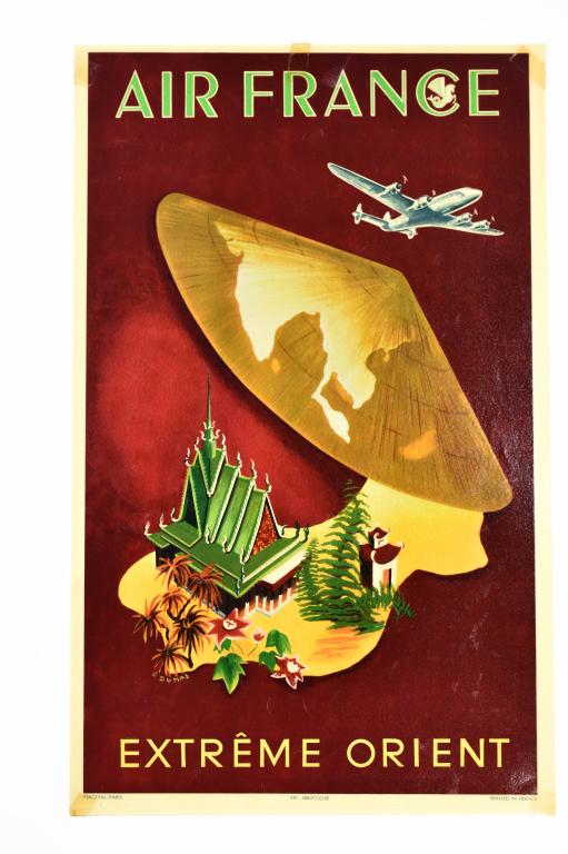 Vintage Air France Airline Poster (1 of 1)