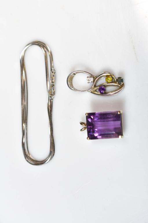 Gold Necklace And Two Gold Pendants (1 of 2)