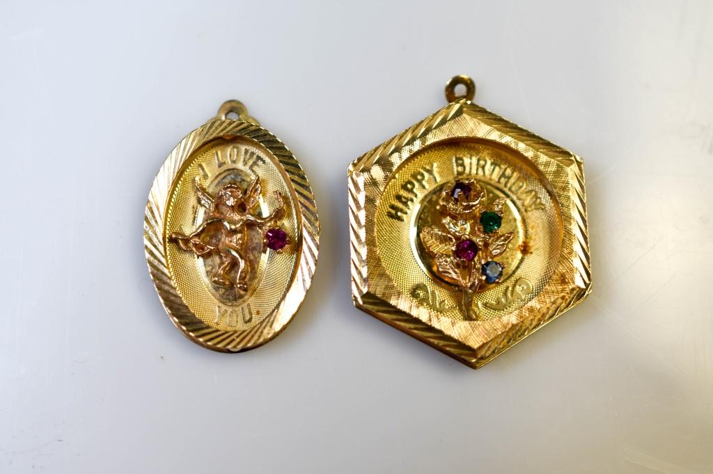 2 Gold Charms (1 of 7)