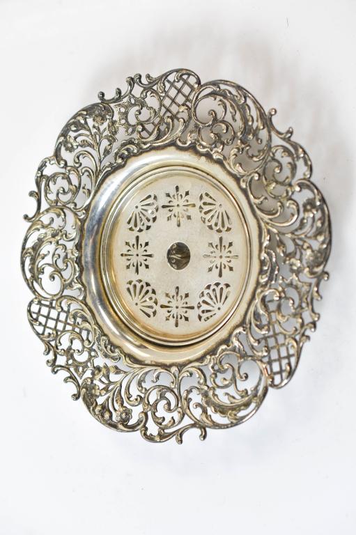 Sterling Silver Reticulated Dish By Theo. B. Stark: Includes: Sterling Silver Reticulated Dish By Theodore B. Stark Measures Approximately: 7.5" Dia. X 1.5" H and weighs approx. 8.02 OZT.