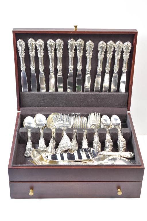 Reed & Barton Burgundy Sterling Flatware Service (1 of 15)