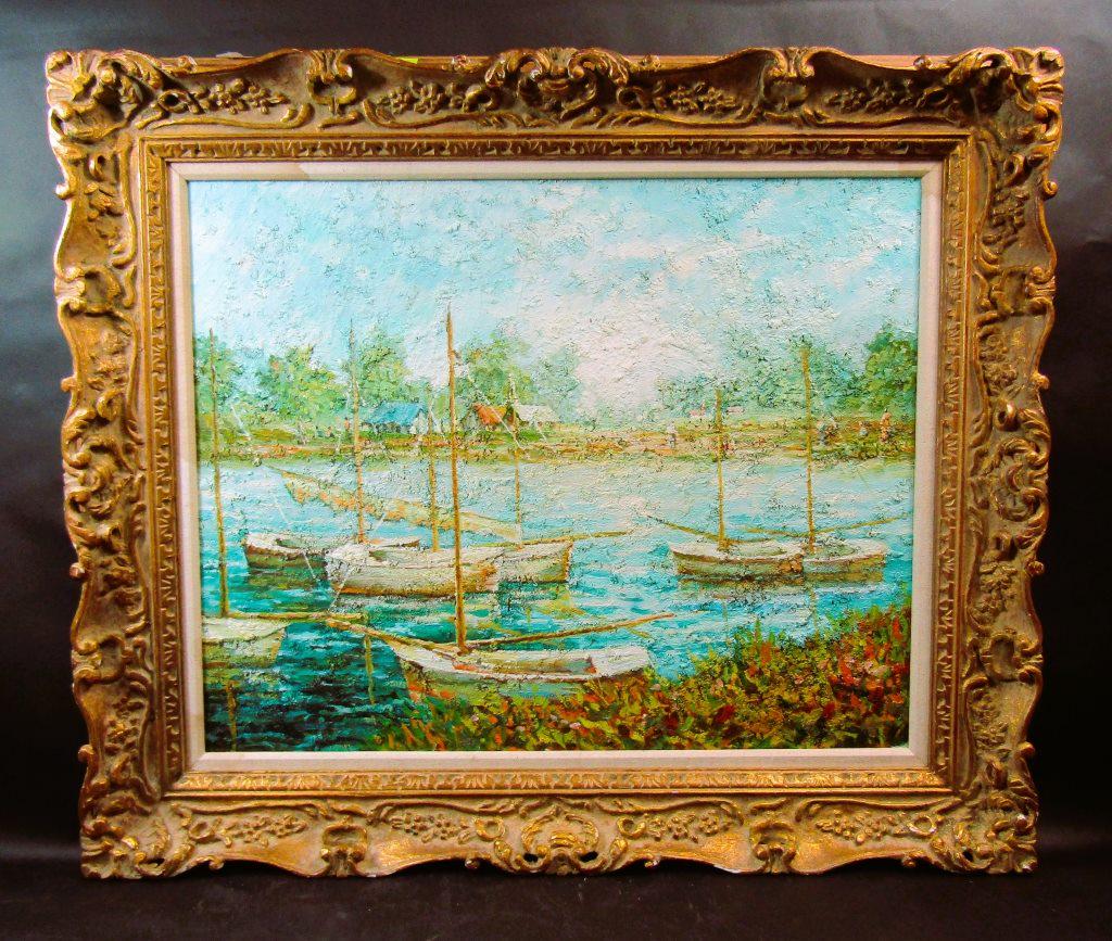 Robert Scott Oil On Canvas: Includes A Robert Scott (b. 1941) Oil On Canvas. Painting Is In Excellent Condition. Measures Appx. 23.5" X 29.5"