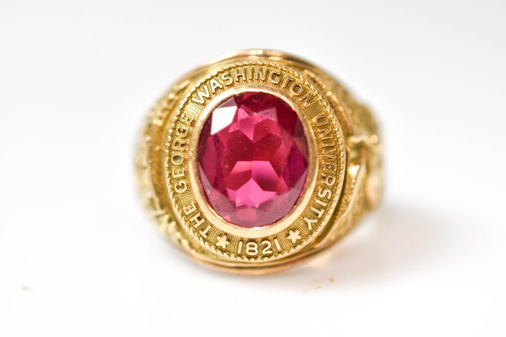 Gold School Ring (1 of 5)