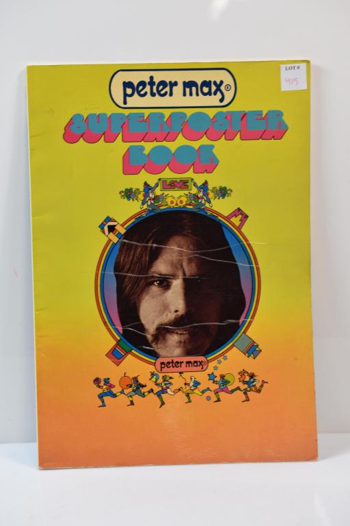 Peter Max Super Star Book: Peter Max Super Star Book From 1971