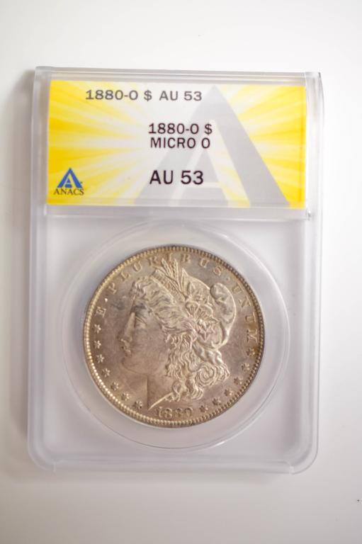 1880-0 $ Au 53 Morgan Silver Dollar (1 of 3)