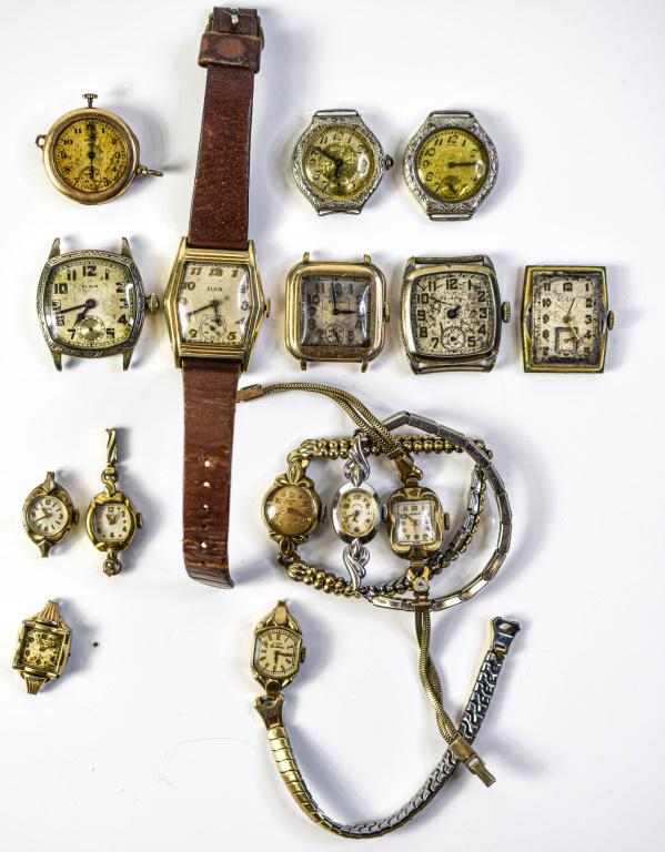 Gold Filled Elgin Watch Grouping (1 of 8)