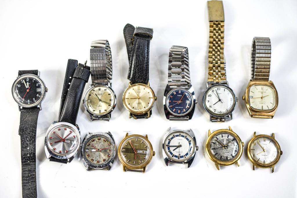 Vintage And Antrique Timex Wrist Watch Grouping (1 of 9)