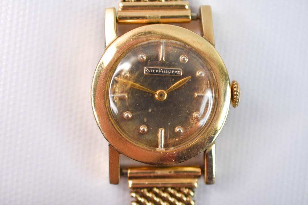 Patek Phillipe 14K Mens Wrist Watch (1 of 9)