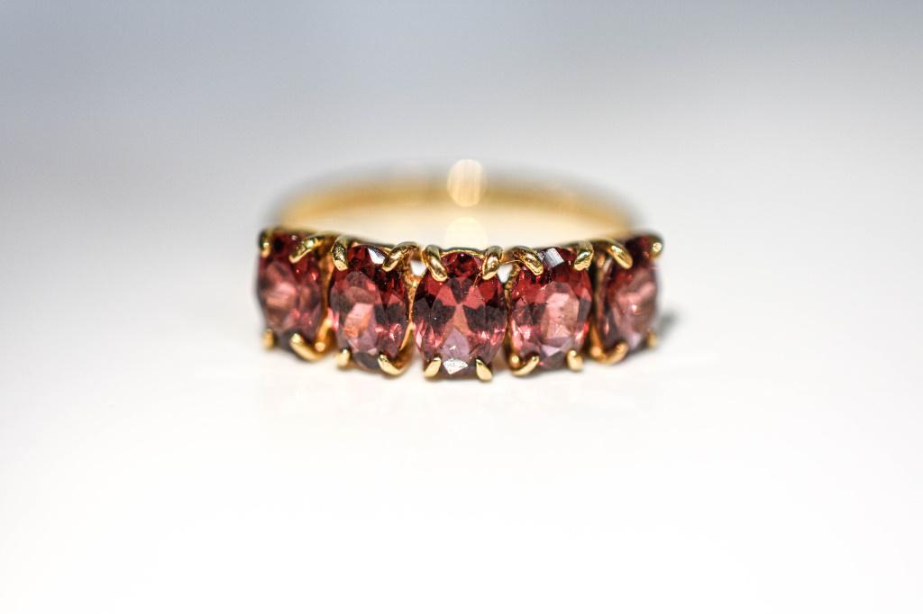 14k Yellow Gold Pave Diamond Ring (1 of 5)