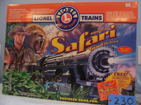 lionel safari train set
