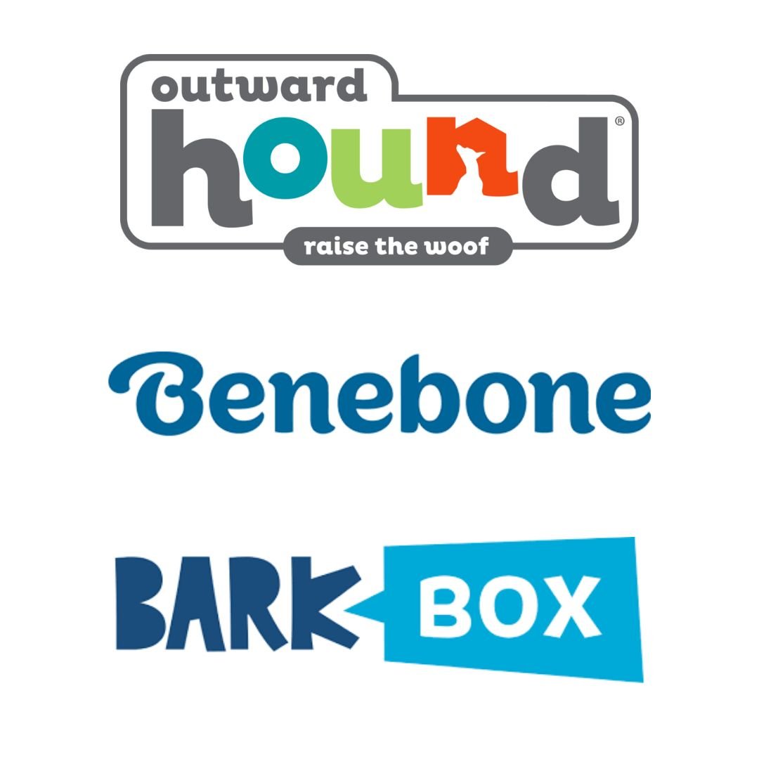 Large Dog Package (for dogs under 90 lbs): Ideal for larger dogs, this packages includes a $20 coupon and free shipping to Outward Hound, bandanas and 3 treats from Benebone and one-month of Barkbox which includes 2 fun toys, 2 bags of natural