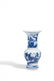 BLUE AND WHITE FIGURAL PHOENIX-TAIL VASE, KANGXI PERIOD