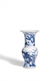 BLUE AND WHITE FIGURAL PHOENIX-TAIL VASE, KANGXI PERIOD