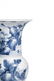 BLUE AND WHITE FIGURAL PHOENIX-TAIL VASE, KANGXI PERIOD - 3