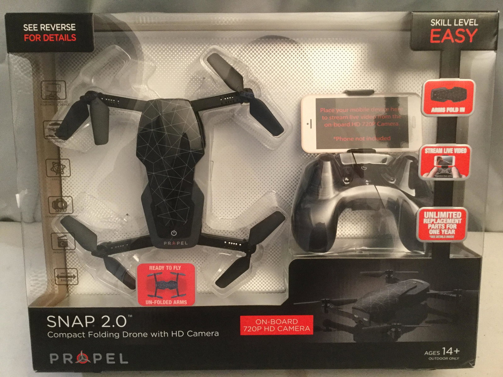Propel 720p Camera Drone Snap 2.0 Folding (1 of 1)