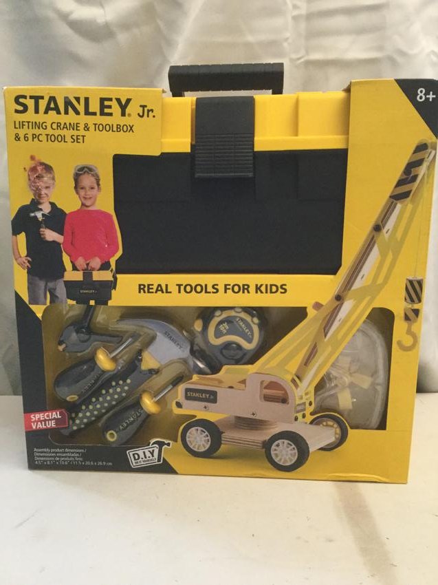 Stanley Real Tools for Kids Crane n Toolbox (1 of 1)