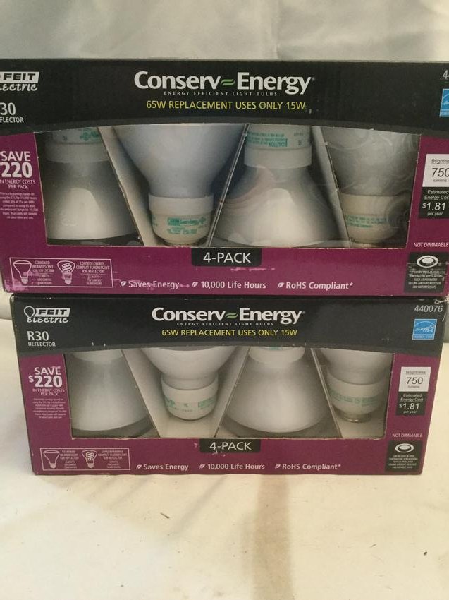 2 4 Pack (8)Pack FEIT LED Spot Light R30: Light Bulbs