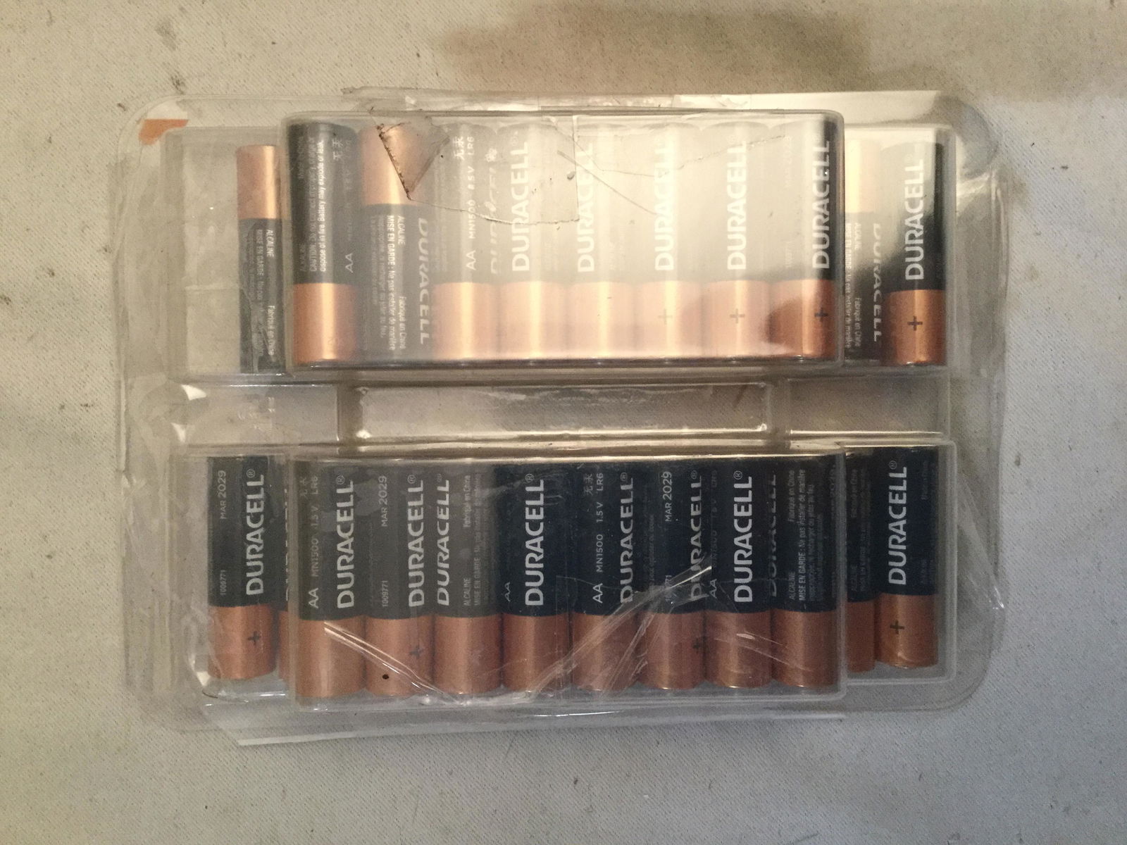 38 AA Duracell Batteries exp 3/20/29 (1 of 1)