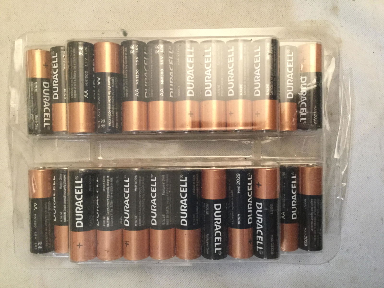 40 AA Duracell Batteries exp 3/29 (1 of 1)