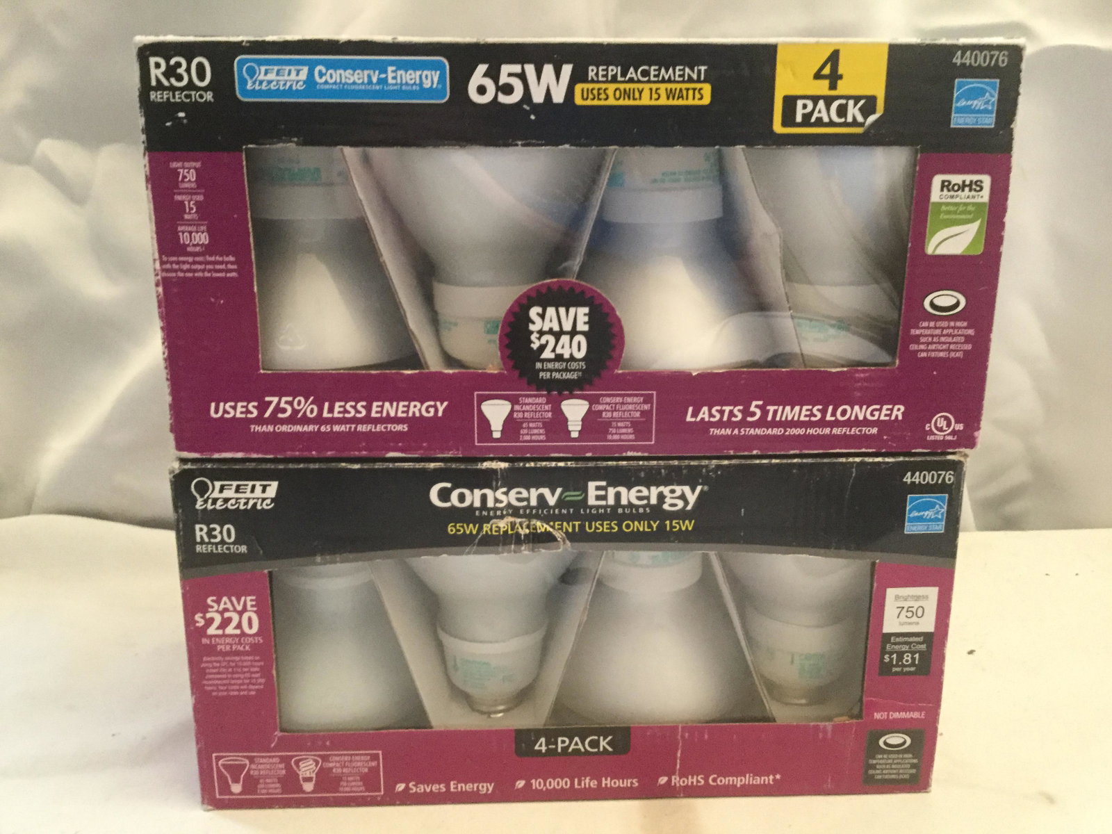2 - 4 Pack FEIT LED Spot Light R30: Light Bulbs