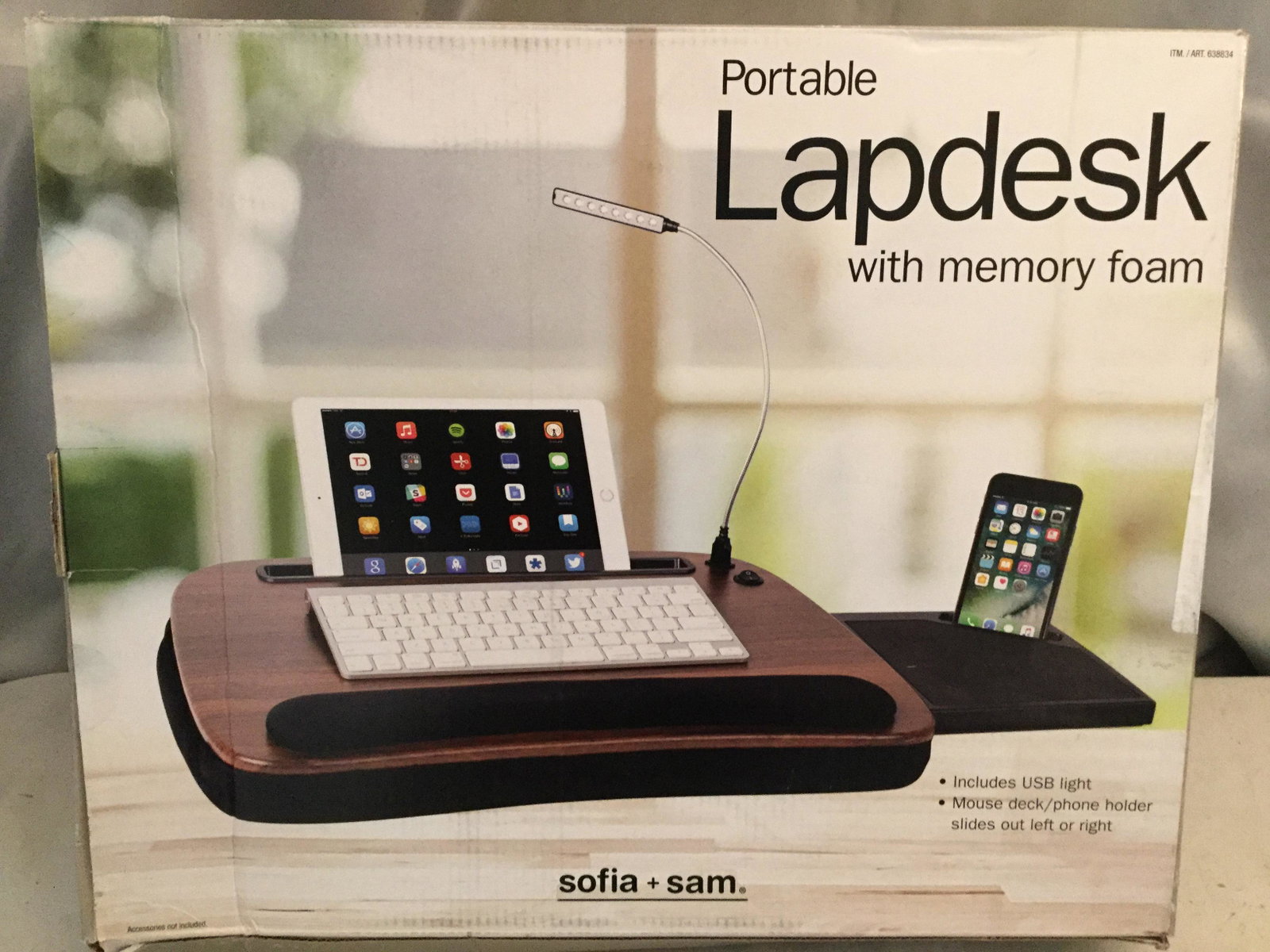 Lapdesk with Memory Foam: Lapdesk
