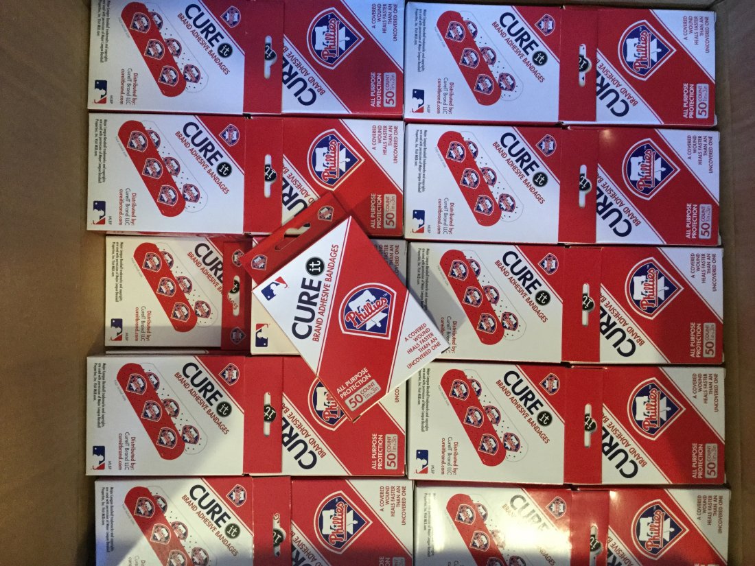 MLB Phillies Bandaids 200  boxes (1 of 1)