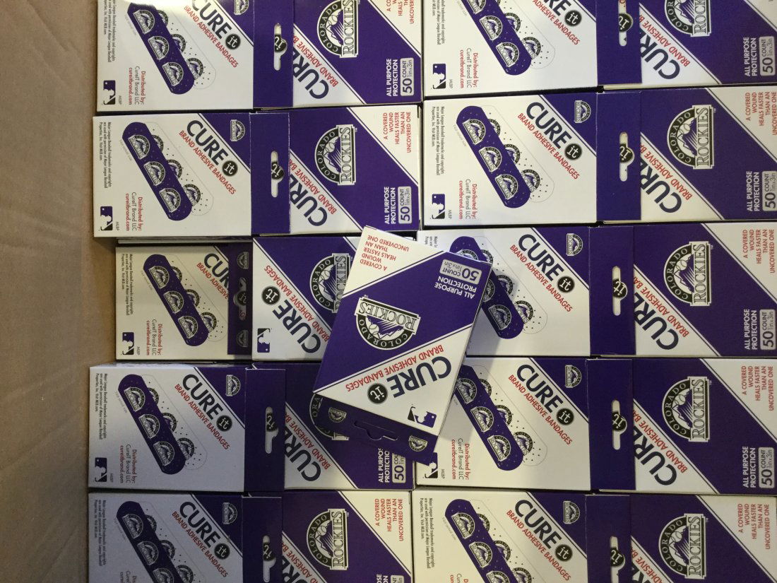 MLB Colorado Rockies Bandaids 200  boxes (1 of 1)