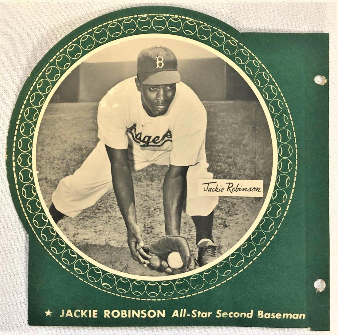 JACKIE ROBINSON MEMORABILIA: VINTAGE JACKIE ROBINSON EPHEMERA / MEMORABILIA