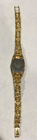 VINTAGE 14K GOLD LADIES NUGGET WATCH - 7