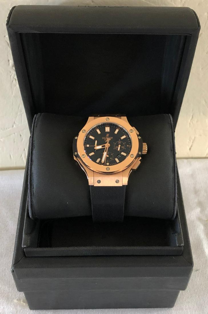 QUALITY REPLICA "HUBLOT GENEVE" WRIST WATCH: QUALITY REPLICA "HUBLOT GENEVE" MEN'S WRIST WATCH