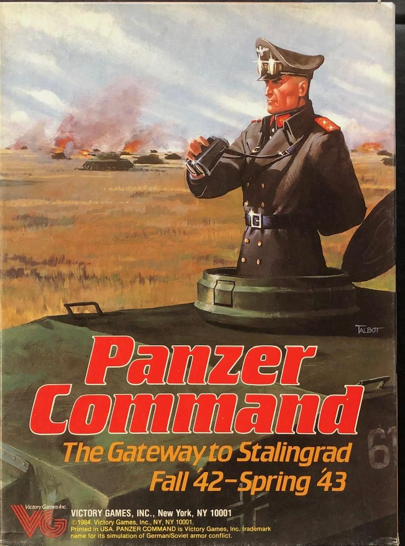 VINTAGE PANZER COMMAND MILITARY GAME IN ORIG. BOX: "THE GATEWAY TO STALINGRAD FALL '42 SPRING '43" - VICTORY GAMES INC. NEW YORK, N.Y.