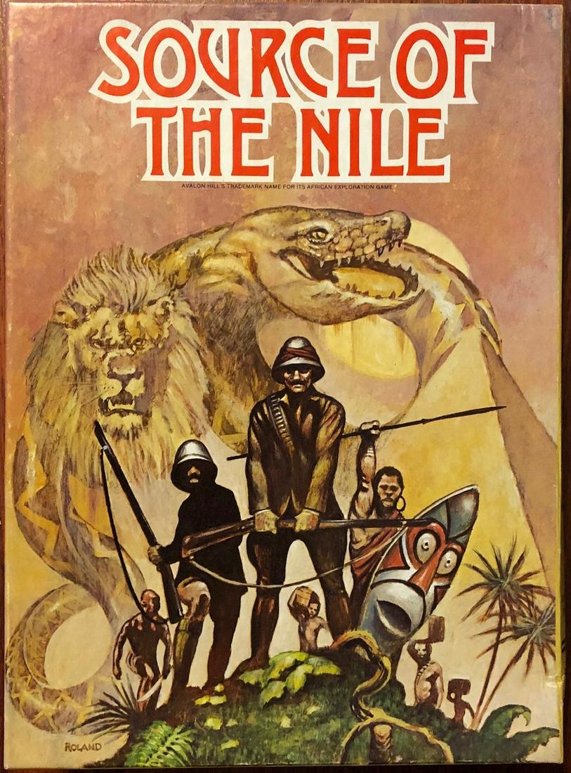 VINTAGE "SOURCE OF THE NILE" GAME: VINTAGE "SOURCE OF THE NILE" GAME