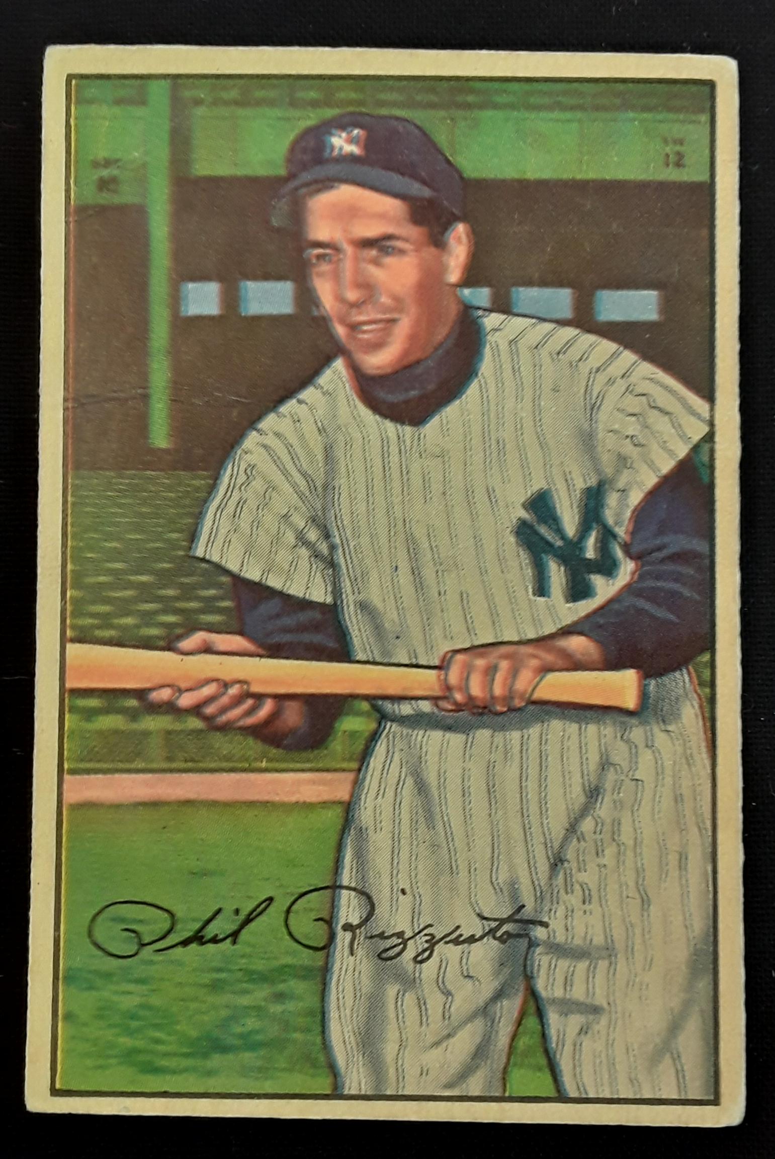 1952 BOWMAN PHIL RIZZUTO BASEBALL CARD (1 of 3)
