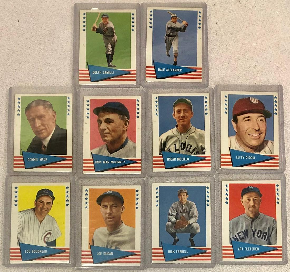 LOT 10 1961/62 FLEER BASEBALL GREATS (1 of 7)