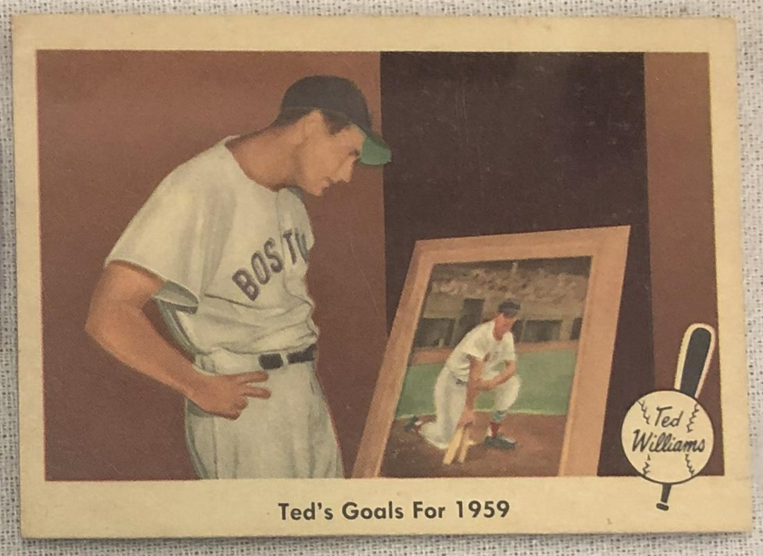 1959 FLEER TED WILLIAMS #80 BASEBALL CARD (1 of 3)