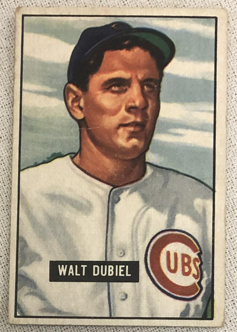 1951 BOWMAN #283 WALT DUBIEL BASEBALL CARD (1 of 3)