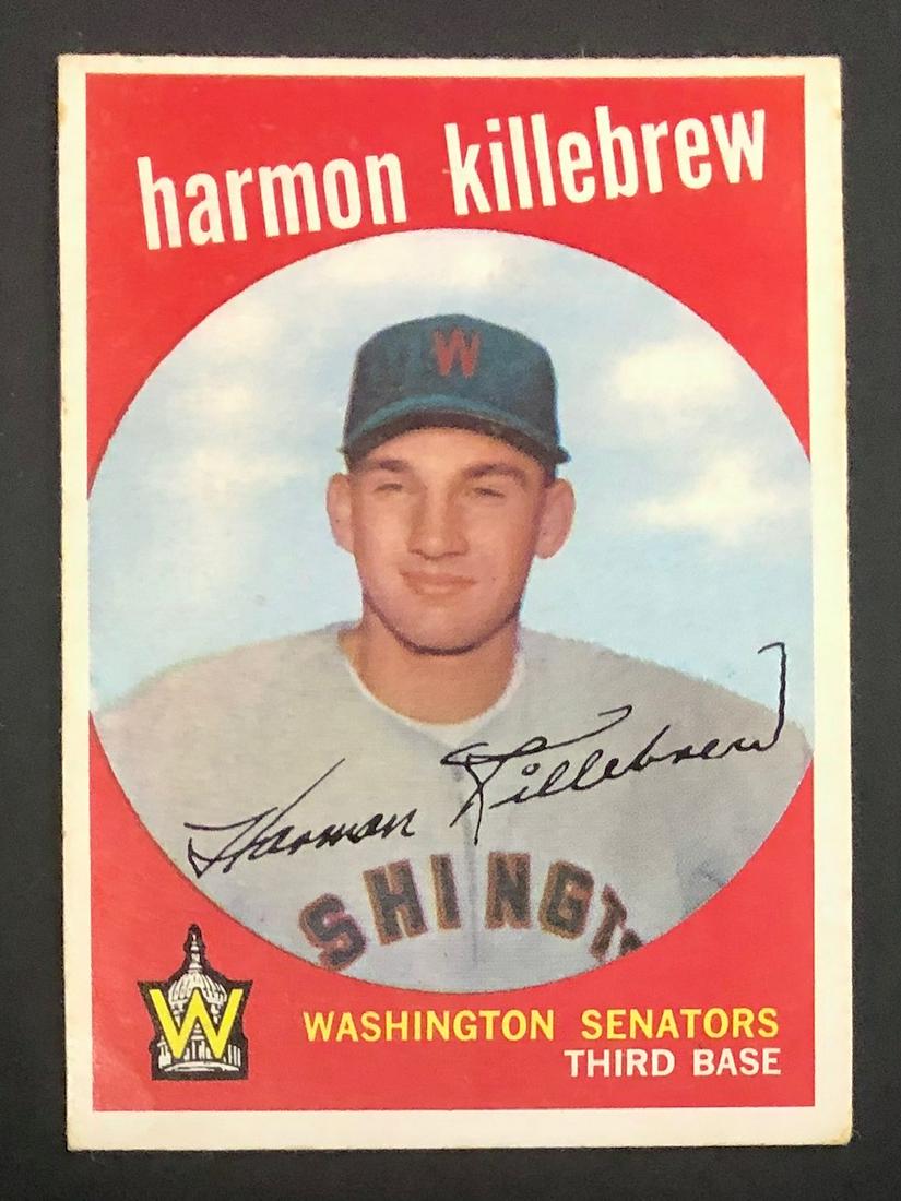 1959 TOPPS HARMON KILLEBREW BASEBALL CARD (1 of 3)