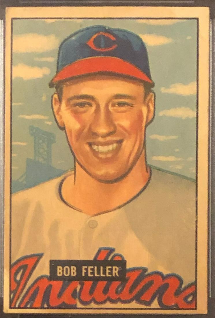 1951 BOWMAN HOF BOB FELLER BASEBALL CARD (1 of 3)