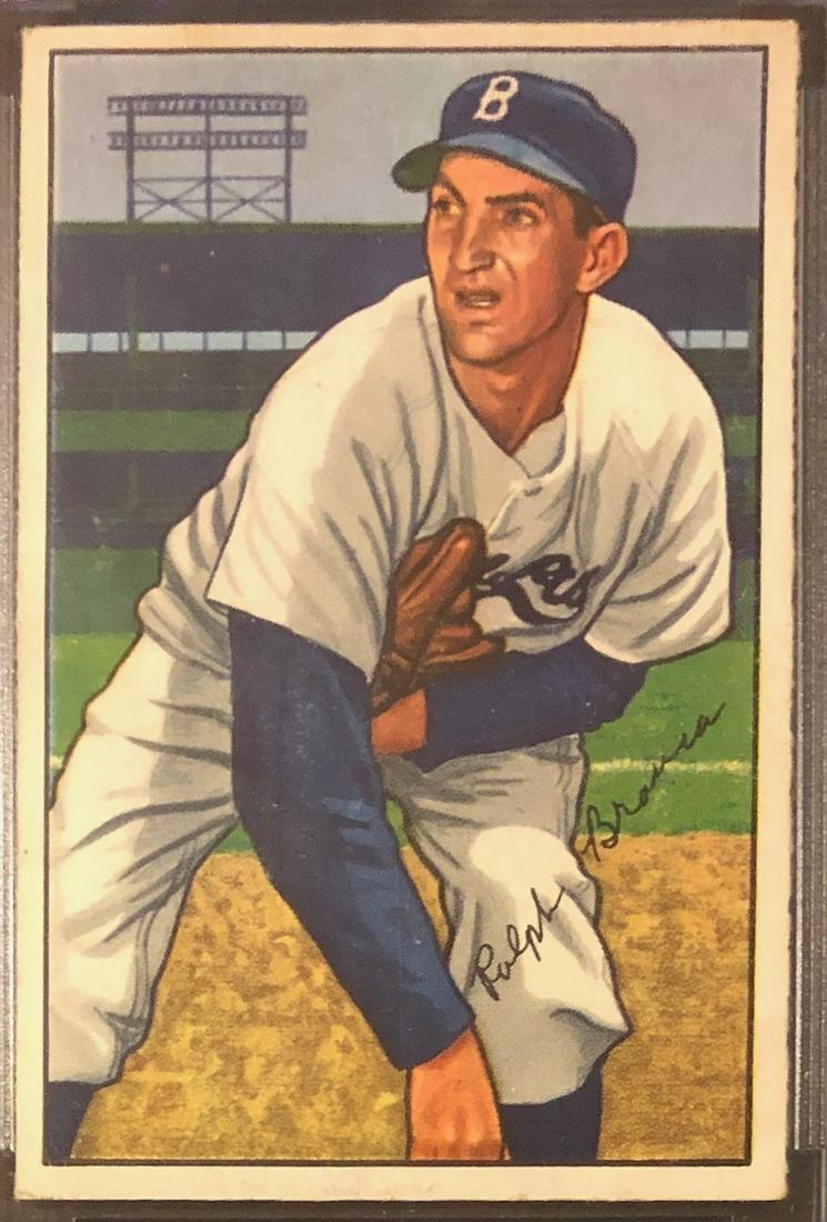 1952 BOWMAN RALPH BRANCA BASEBALL CARD (1 of 3)