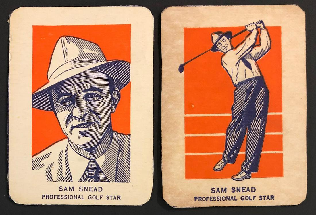LOT 2 WHEATIES 1952 GOLF CARDS (1 of 3)