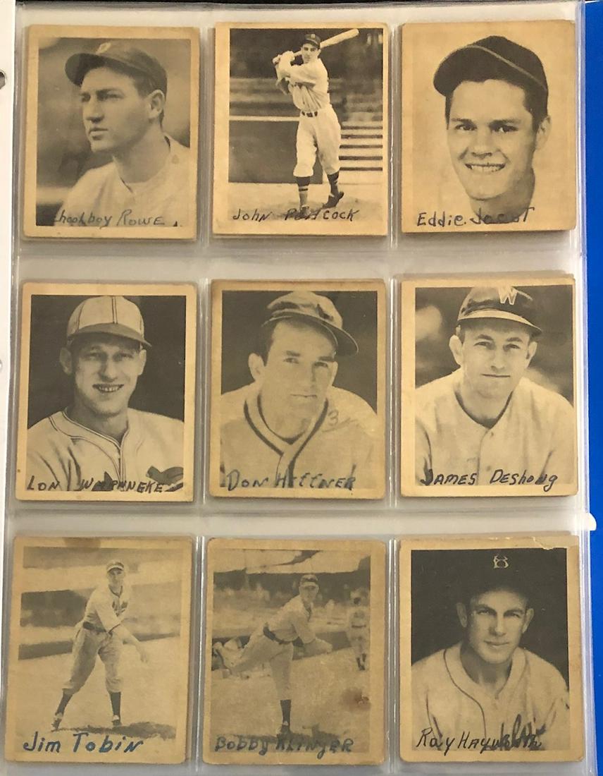 LOT 50 "PLAYBALL" 1939 BASEBALL CARDS (1 of 13)