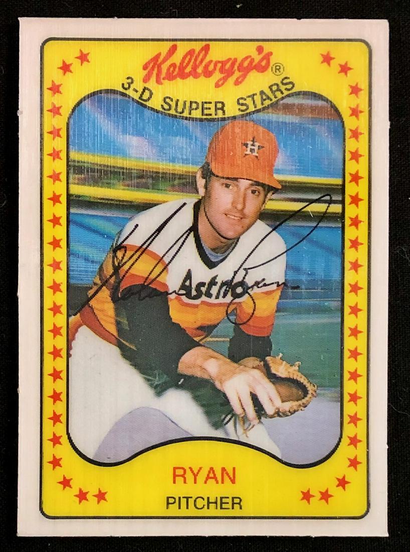 1981 KELLOGGS NOLAN RYAN BASEBALL CARD (1 of 3)