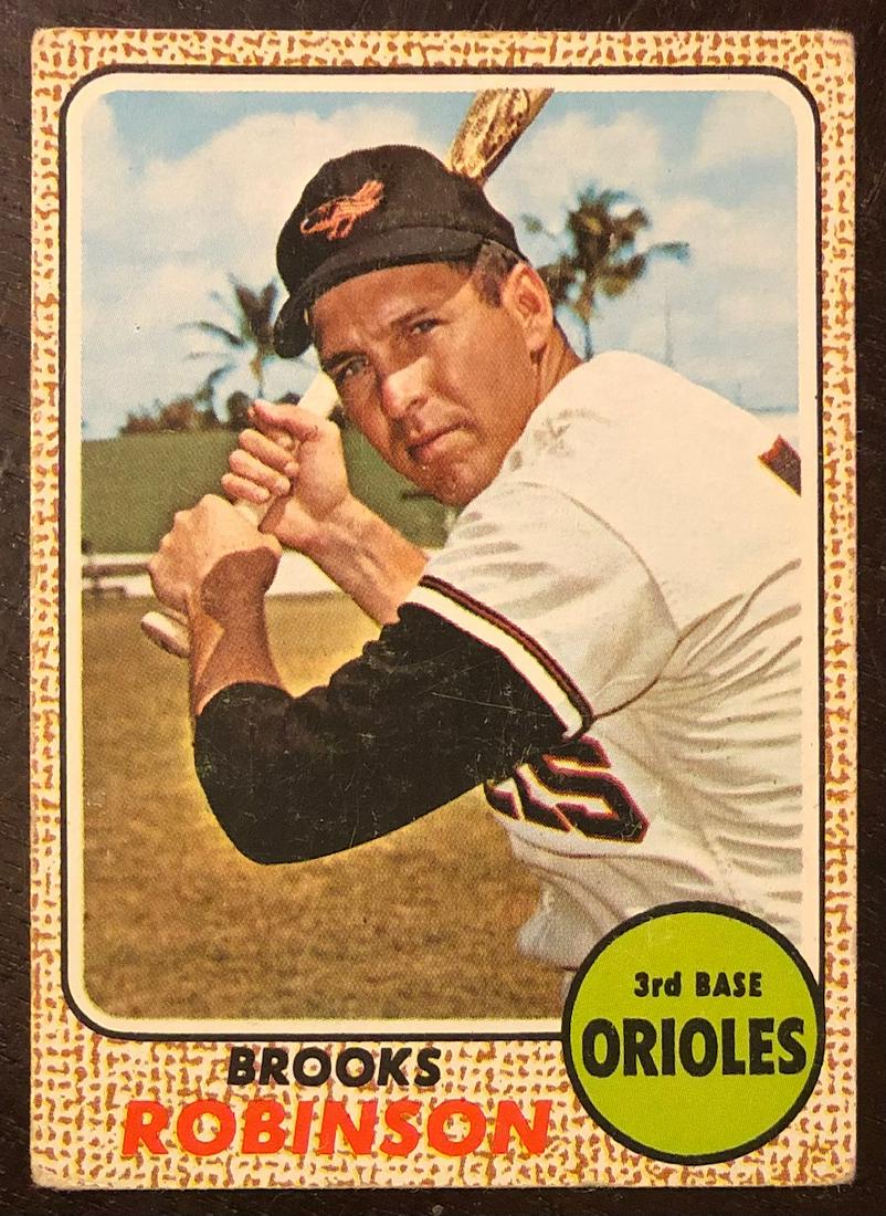 1968 TOPPS BROOKS ROBINSON BASEBALL CARD (1 of 3)