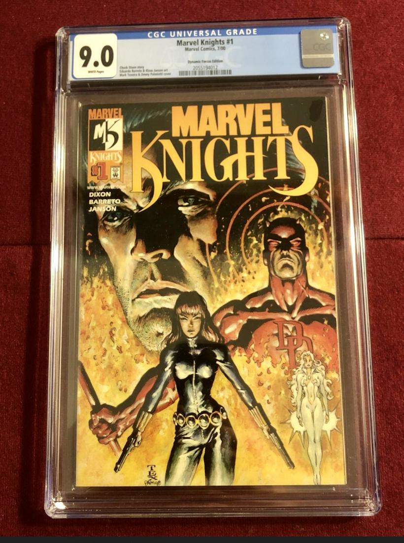 CGC UNIVERSAL GRADED MARVEL KNIGHTS #1 COMIC BOOK (1 of 3)