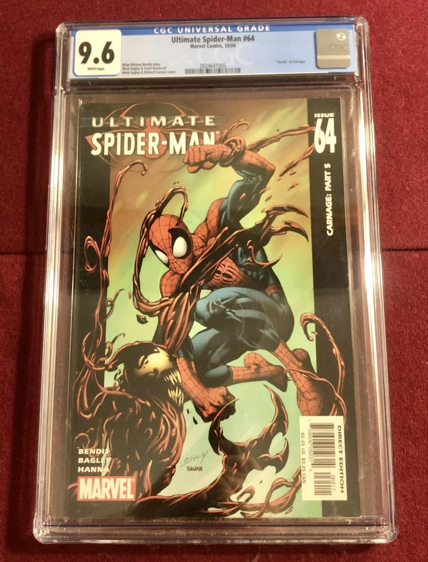 CGS UNIVERSAL GRADED ULTIMATE SPIDERMAN $64 COMIC BOOK (1 of 3)