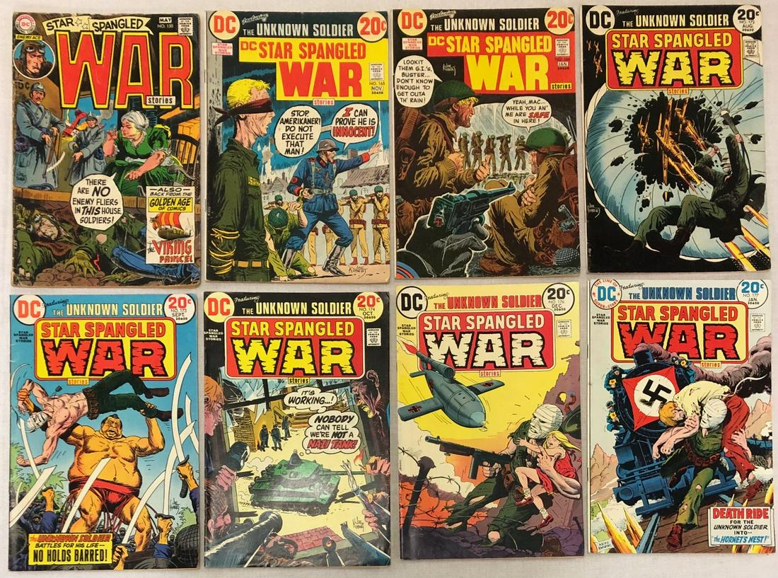 LOT 8 VINTAGE STAR SPANGLED WAR COMIC BOOKS (1 of 4)