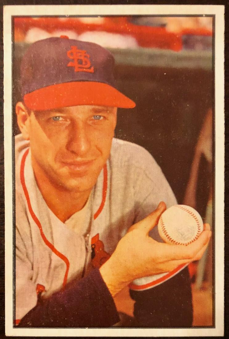 1953 BOWMAN GERRY STALEY BASEBALL CARD: 1953 BOWMAN #17 GERRY STALEY BASEBALL CARD - EX MINT TO NEAR MINT