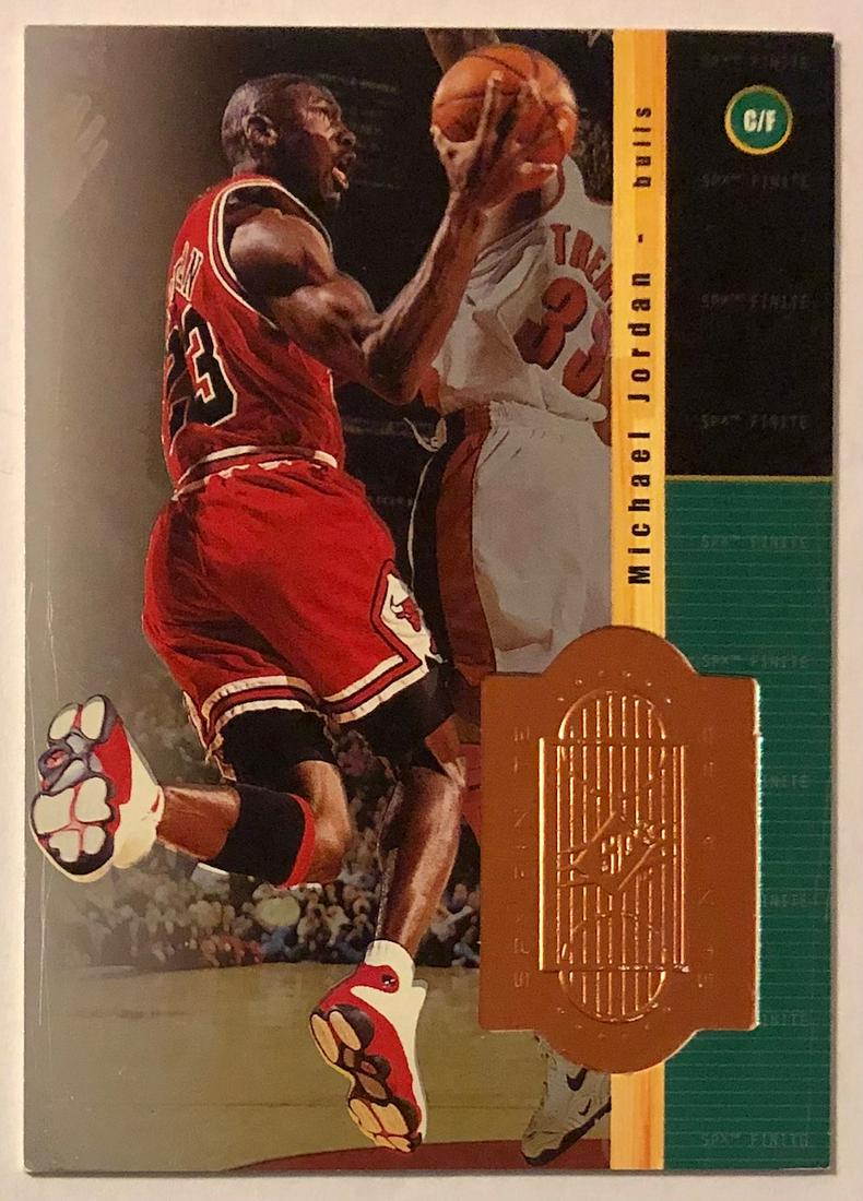 UNUSUAL UPPER DECK MICHAEL JORDAN # 0000/0000: UNUSUAL UPPER DECK MICHAEL JORDAN # 0000/0000 SPX FINITE LOGO PROMO CARD