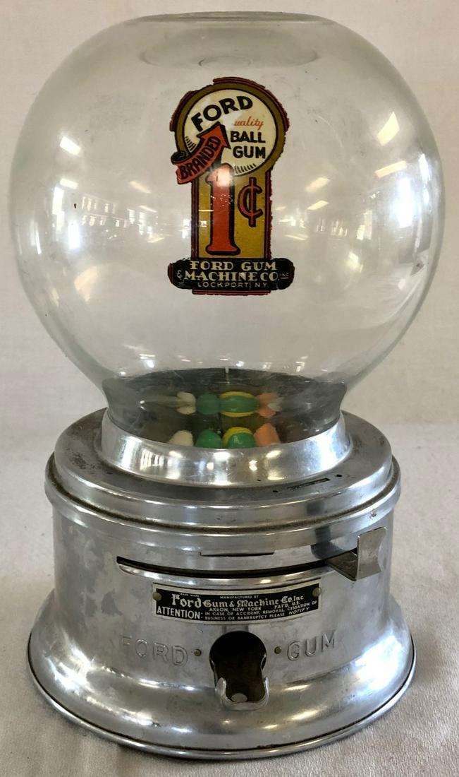 VINTAGE FORD GUMBALL MACHINE (1 of 7)