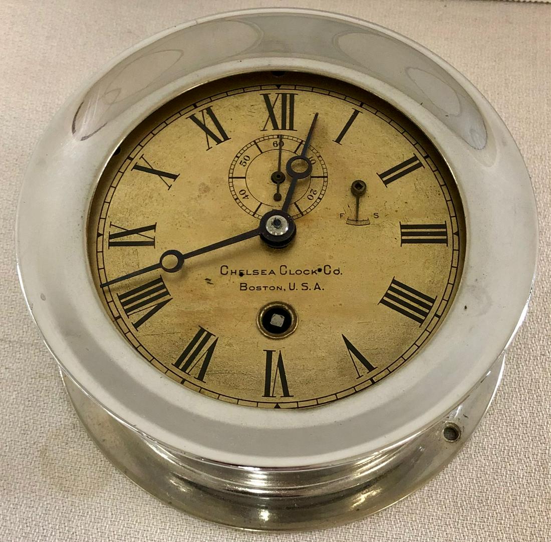CHELSEA SHIP'S CLOCK BOSTON (1 of 9)